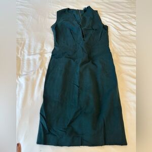 Elie Tahari Forrest Green Midi Dress